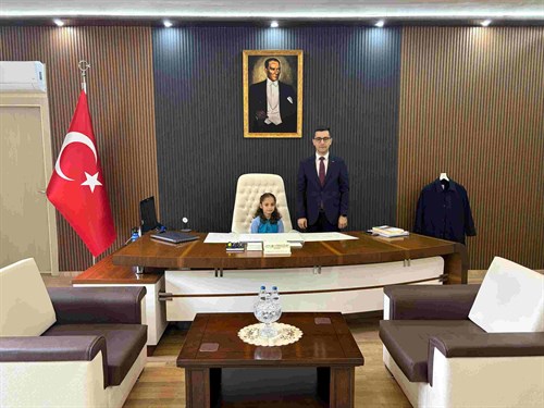 23 NİSAN ULUSAL EGEMENLİK VE ÇOCUK BAYRAMI DOLAYISIYLA TEMSİLİ MAKAM DEVRİ YAPILDI:
